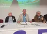 A la tribune, Maurice Laurent, nouveau président de la SDAE, entouré de Claude Chalencon et de Jean Beraud.