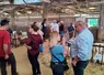 visite de l'exploitation du lycée de Melle en marge de l'AG de capr'Inov