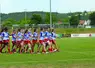Une équipe féminine de rugby.