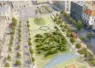 Reconstitution de la place de Jaude au moment de l'évènement Pâture.