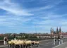 troupeau de moutons sur le pont Régemortes de Moulins
