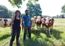 Joëlle et Jonathan, le nouveau duo du Gaec du Moulidier. 