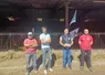 De gauche à droite : Julien Gibert, Julien Duplomb, Nicolas Merle et Loïs Chabannes du Gaec la belle Limousine.