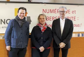 Nicolas Arpagian, Patricia Granat et Denis Laporte
