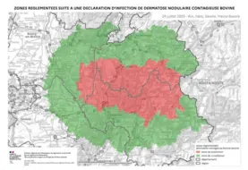 Comme attendu, on observe une recrudescence des foyers de FCO 3 et 8, y compris en Creuse. Pour la DNC, on compte 75 foyers dans 40 élevages au 18/08/2025, la vaccination semble commencer à démontrer son efficacité. La situation évolue chaque semaine et dès qu’un foyer est déclaré, la zone régulée peut être adaptée. N’hésitez pas à consulter régulièrement les cartes sur www.gdscreuse.fr.