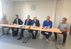 Les services de l'Etat ont invité la presse à l'occasion de l'intervention de la BMI sur Saugues la semaine dernière.