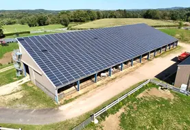 Bâtiment repowering avant réalisation des travaux 