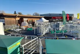 Vue sur les marchandises proposées lors des portes ouvertes de GDS Creuse et Farago Creuse