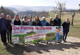L'une des présentations de l'opération a eu lieu sur la Ferme des Fayards à Saint-Front.