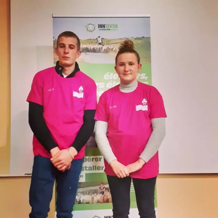 Justine Sabadel et Adrien Chambon ont remporté la finale régionale Auvergne des Ovinpiades des jeunes bergers.