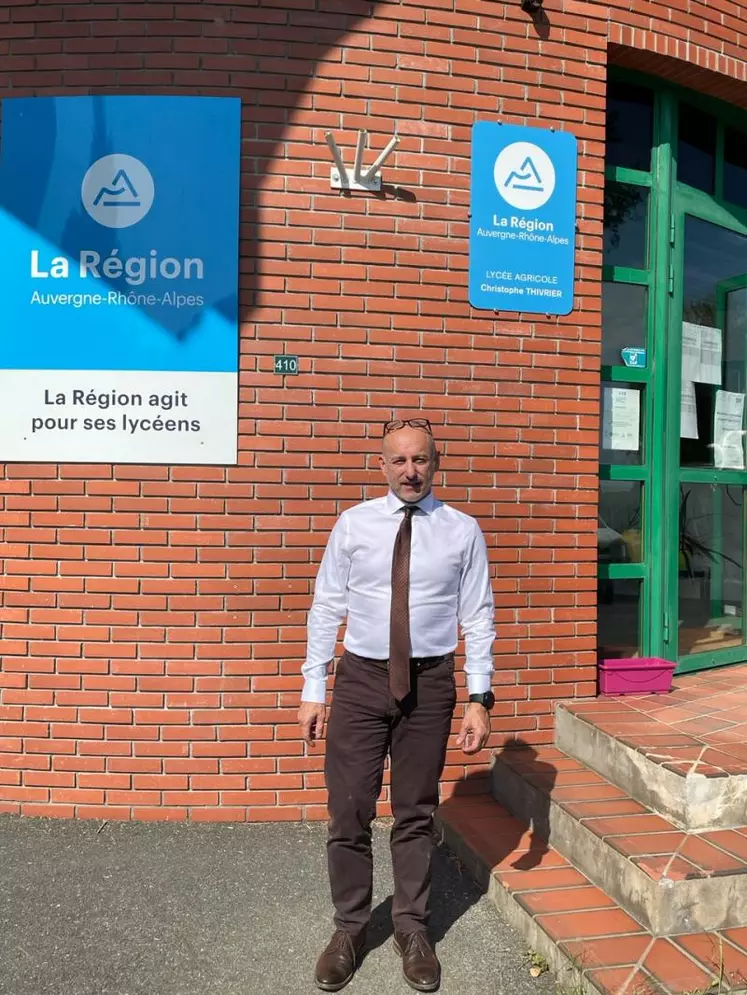 Philippe Testard, directeur de l’EPLEFPA de Montluçon-Larequille.