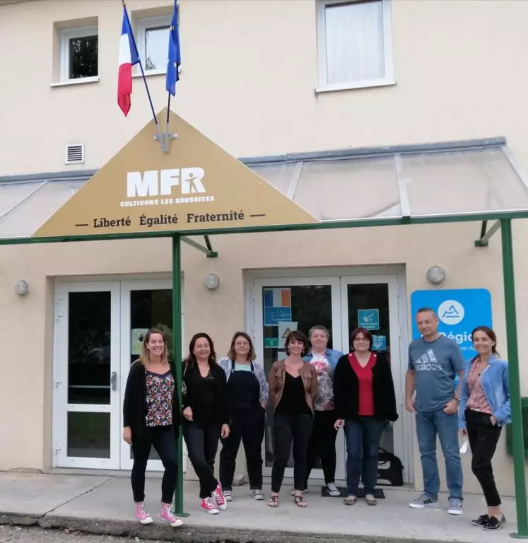 L'équipe enseignante de la MFR d'Escurolles