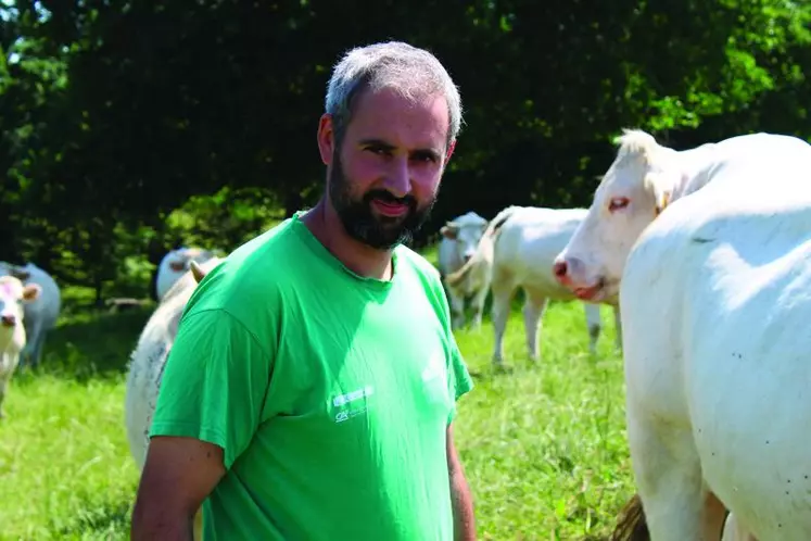 « Les jeunes qui ont envie de s’installer s’installent », souligne Cédric Fournier, président des Jeunes agriculteurs de l’Allier.