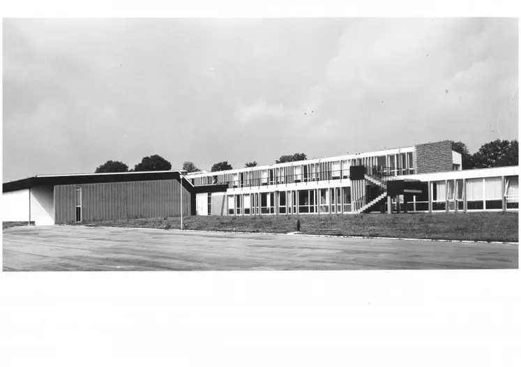 Le lycée agricole du Bourbonnais en 1968.