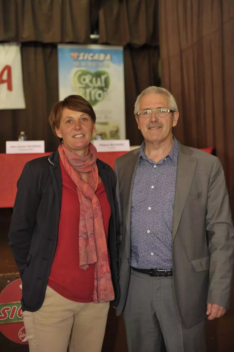 Hélène Richard et Daniel Chemelle.