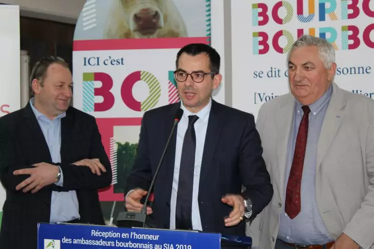 Patrice Bonnin, Claude Riboulet et Jean Laurent.