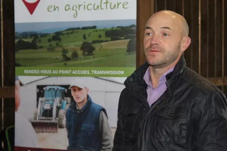 Mickaël Randoin, président de la commission entreprise à la Chambre d’agriculture de l’Allier.