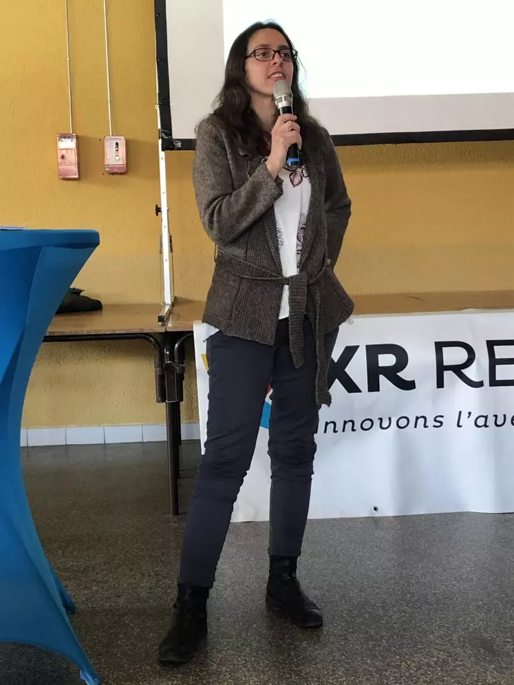 Sophie Marçot est intervenue à l’occasion de l’assemblée générale de XR Repro.