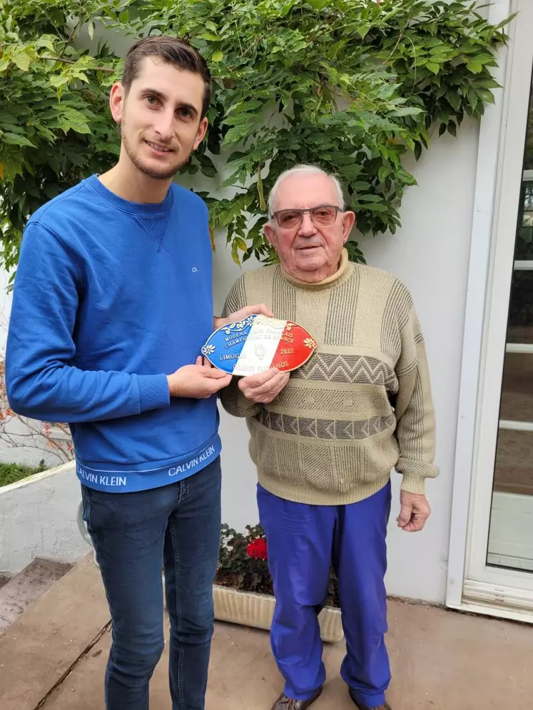 Vincent Chéradame et Michel Goyet sont champions de France cette année.