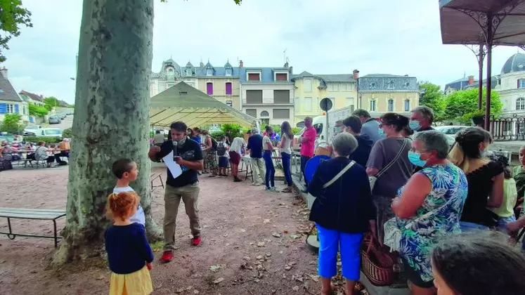 L’animateur d’Interbev, Slimane, a sensibilisé les plus grands comme les plus jeunes, au métier d’agriculteur.