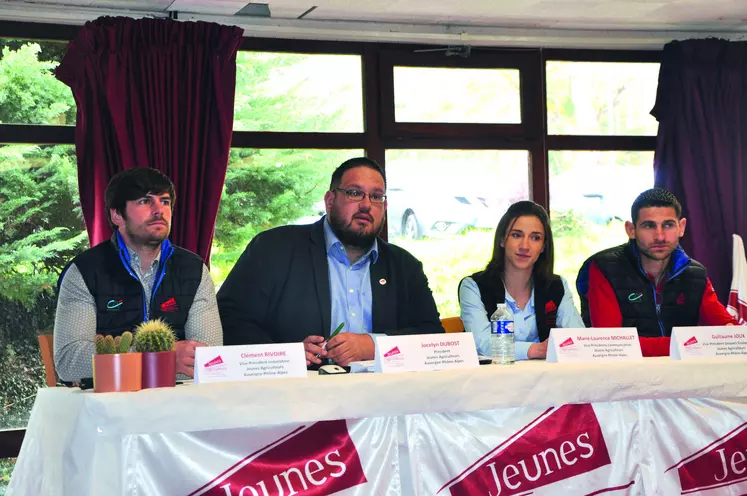 Pour Jocelyn Dubost, président de Jeunes agriculteurs Auvergne-Rhône-Alpes, les FRL marque la rentrée syndicale.