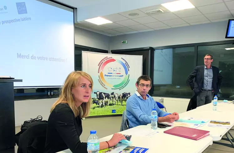 Le plan de filière France Terre de Lait a été présenté aux membres du Criel Alpes Massif central par la directrice du CNIEL, Caroline Le Poultier