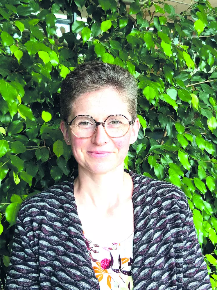 Sabine Tholoniat, présidente de la FNSEA du Puy-de-Dôme