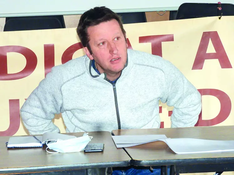 Sébastien Laubanie, président du syndicat Aubrac des Volcans