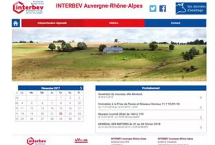 Le site d’Interbev Auvergne-Rhône-Alpes vient de faire peau neuve.
