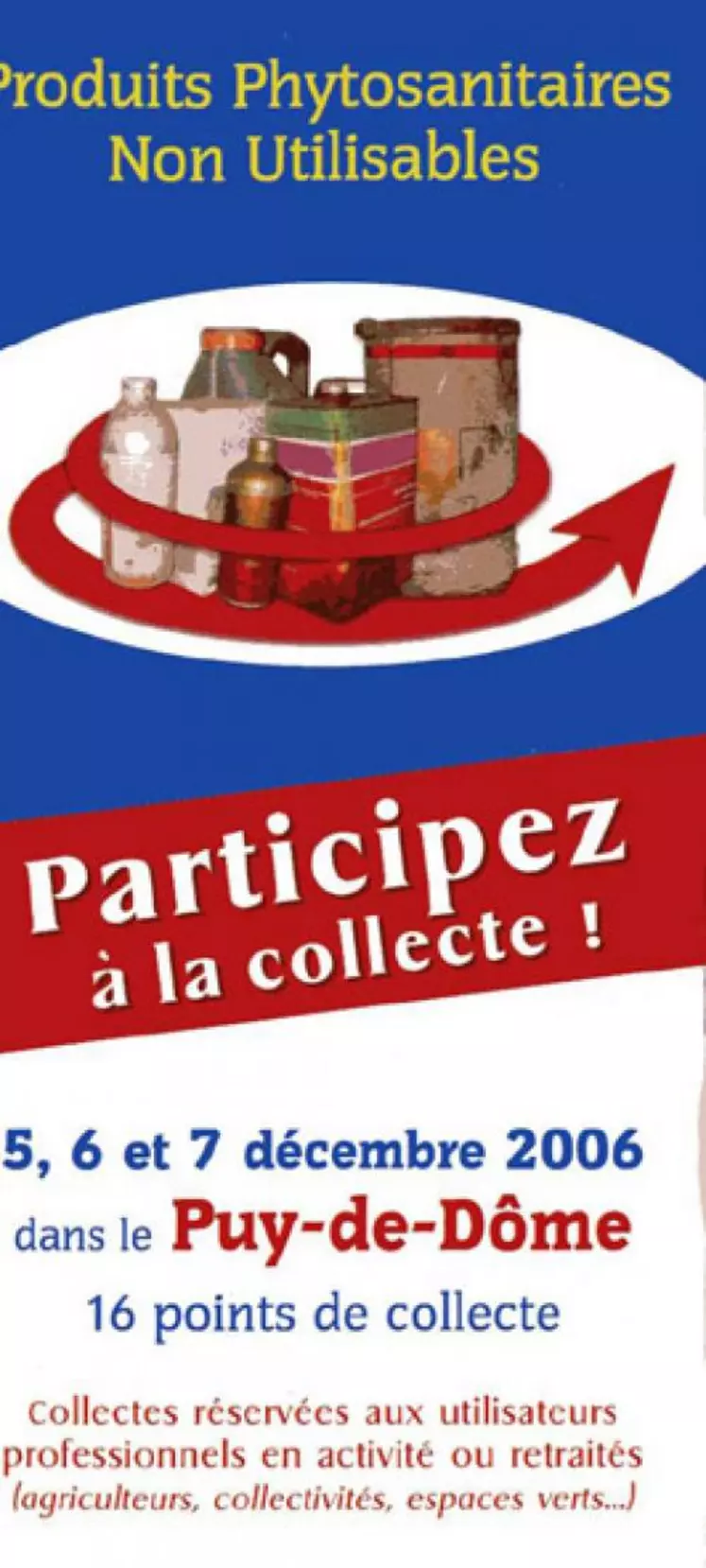 Participez à la collecte