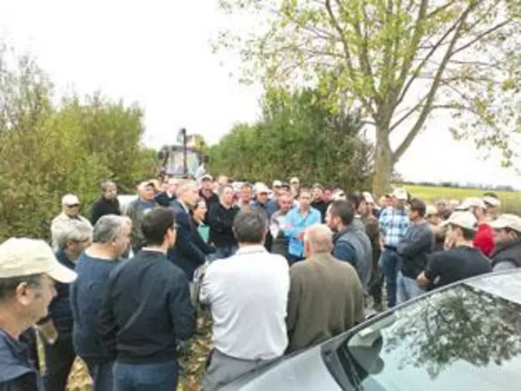 Le 5 septembre dernier, les agriculteurs s'étaient mobilisés en nombre à Entraigues pour refuser une sur-transposition locale d'un arrêté ministériel.