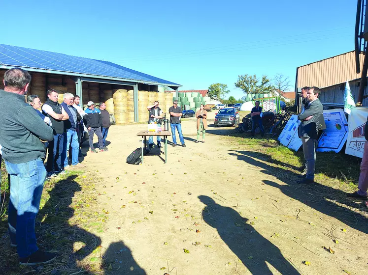 Parmi les sujets abordés, le projet alimentaire territorial sur le bassin de St-Eloy, mais aussi l’irrigation.