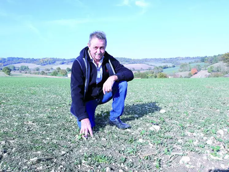 Jean-Michel Cellier-Courtil continue à transmettre son expérience en agriculture bio en accueillant, notamment, des journées techniques.