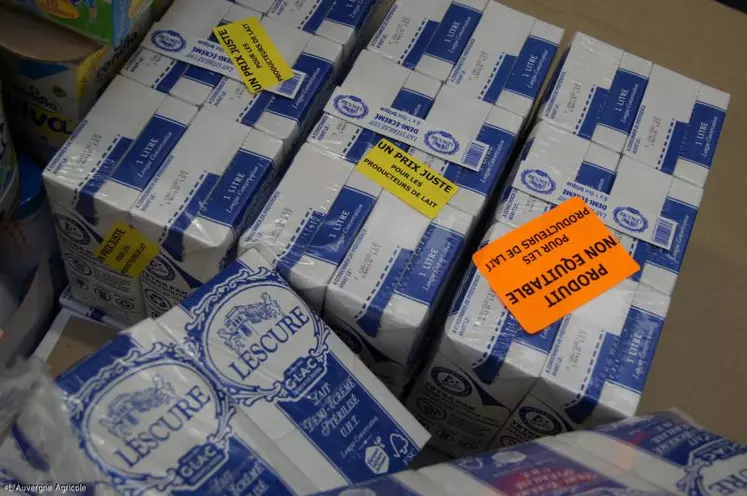 stickage des produits laitiers