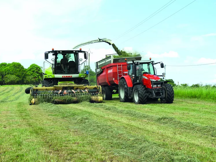 Les adhérents de la Cuma de Biollet ont constaté durant l'ensilage des rendements très hétérogènes selon les secteurs et les parcelles.