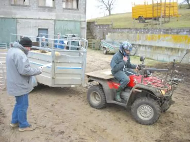 Le pilotage de quad.