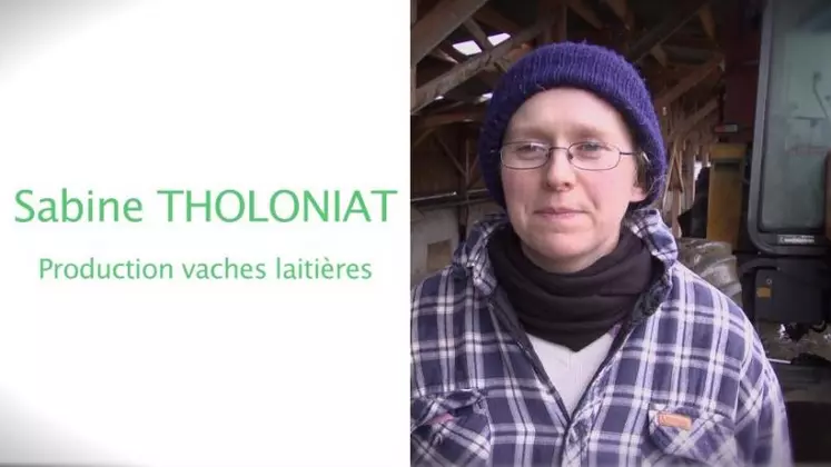 Sabine Tholoniat candidate aux élections chambre d'agriculture 2013