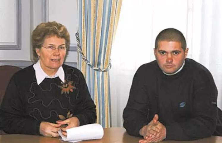 Marie-Thérèse Charlanne et Nicolas Bardy, éleveurs de lapins respectivement en Corrèze et dans le Cantal, étaient de la délégation reçue en préfecture