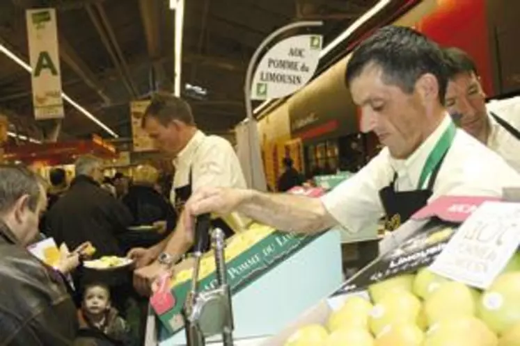 Les pommes du Limousin AOP seront à l’honneur sur le stand de la région Limousin.