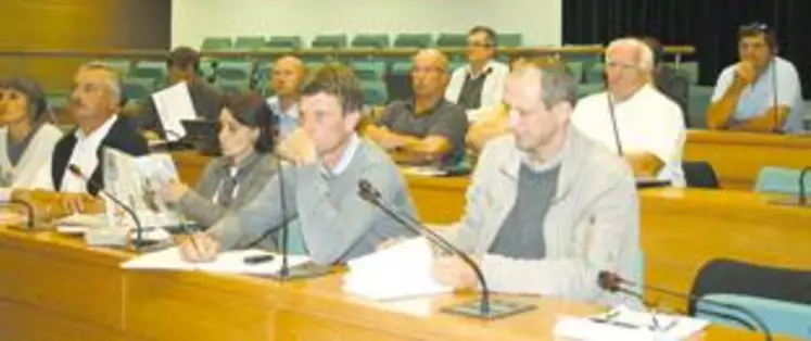 Réunion des éleveurs du berceau des races à viande, mardi dernier, à Aubière.