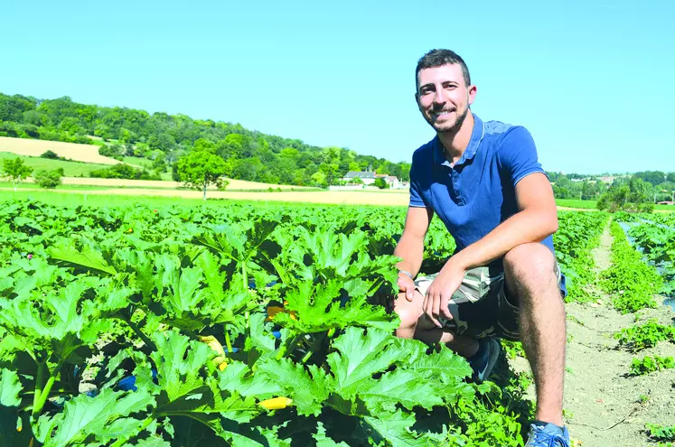 Nicolas Chatard, Président des Jeunes Agriculteurs du Puy-de-Dôme.