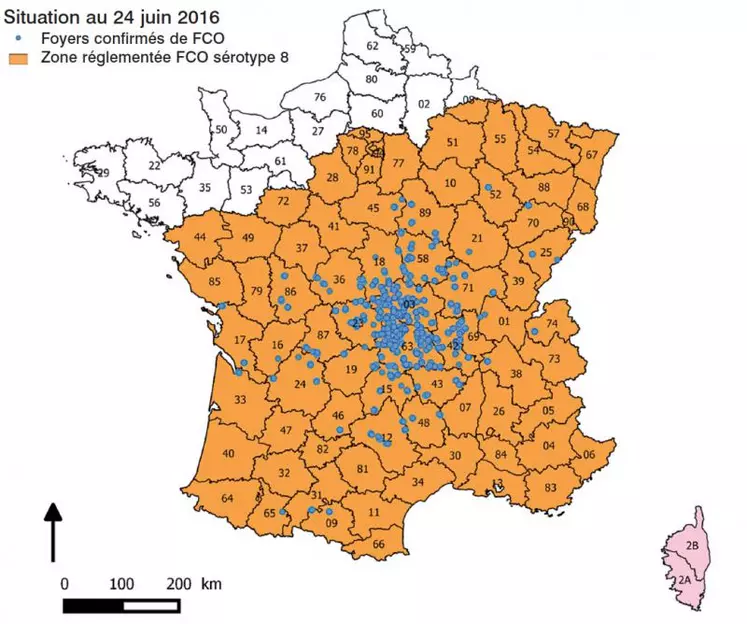 La fameuse carte de la FCO reste inchangée.