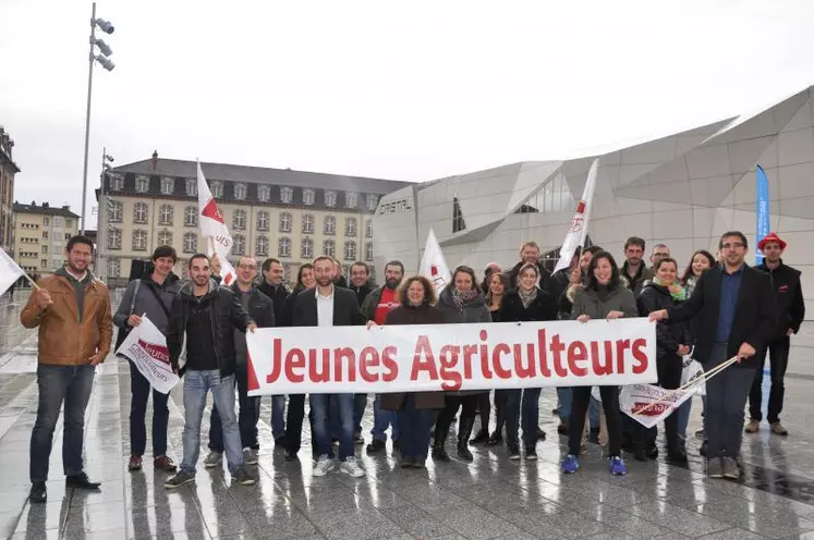 Les jeunes agriculteurs de la grande région réunis à Aurillac.