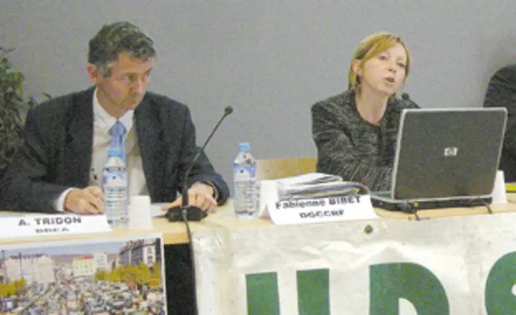 Alain Tridon, DDAE et Fabienne Bibet, DGCCRF