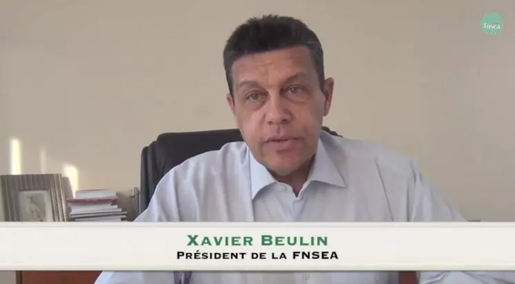 Xavier Beulin, président de la FNSEA.