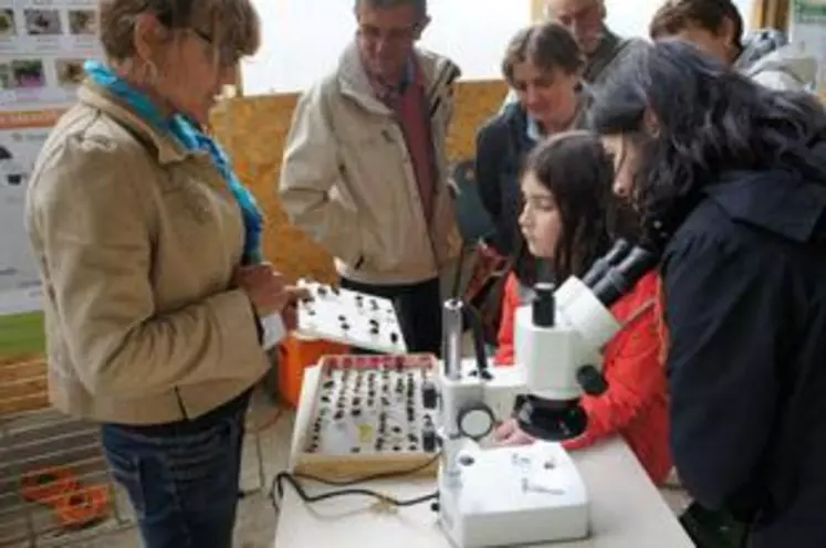 Les visiteurs ont été nombreux à entrer dans les laboratoires pour découvrir les dessous de la recherche agronomique.