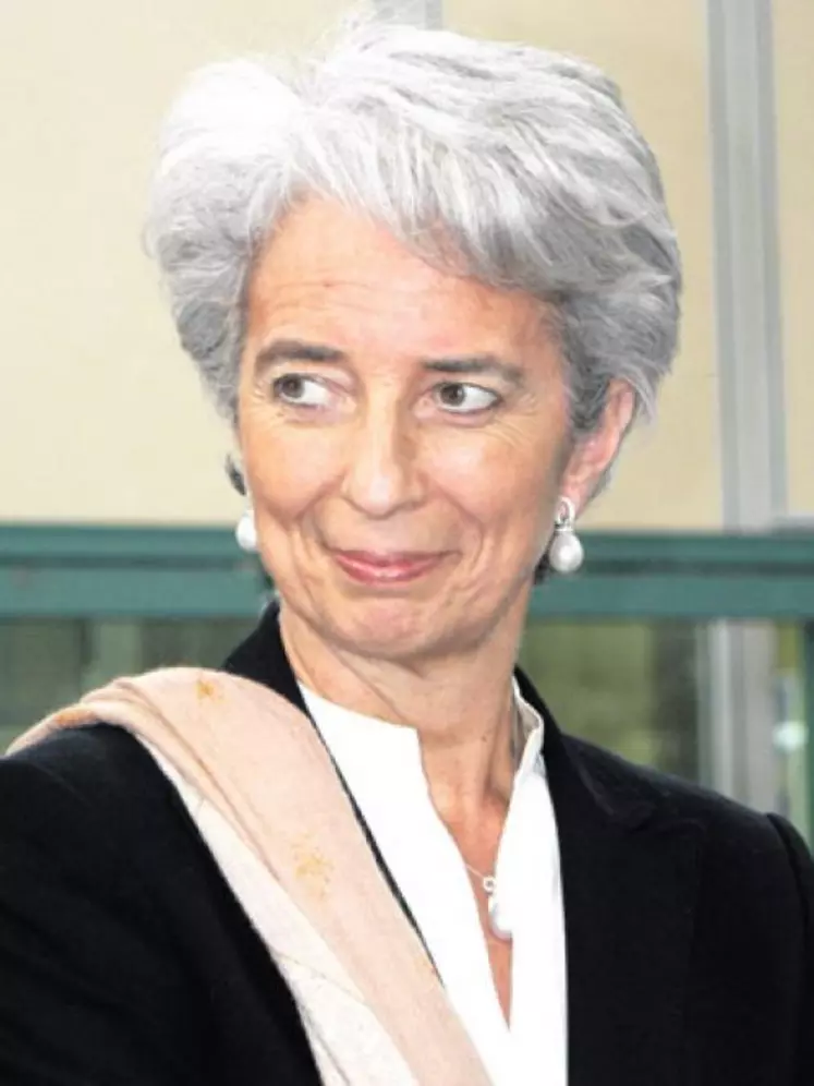 Christine Lagarde a relayé la position française au niveau international.