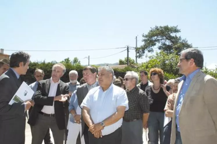 Première visite de terrain pour le préfet