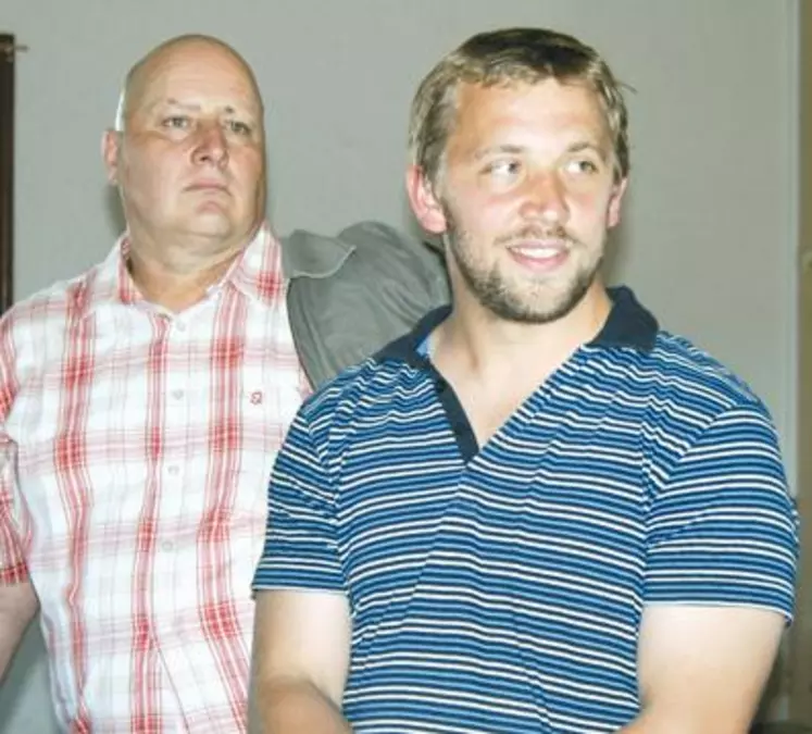 Mathieu Pélissier, aux côtés de Pascal Servier