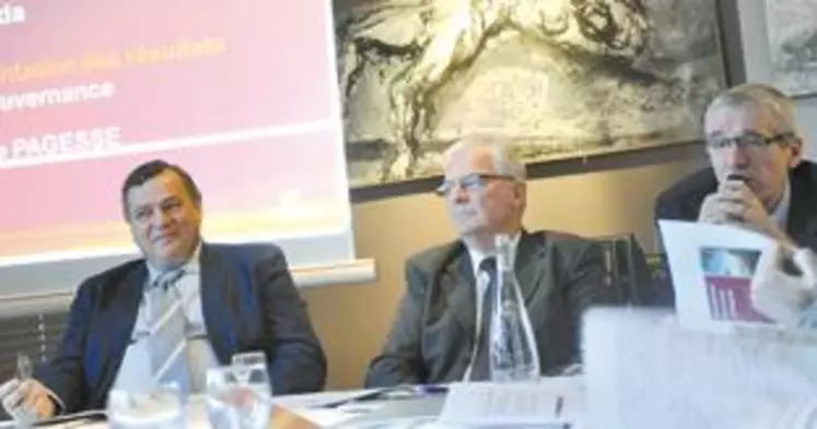 De gauche à droite : Jean-Yves Foucault, Pierre Pagesse et Daniel Chéron.